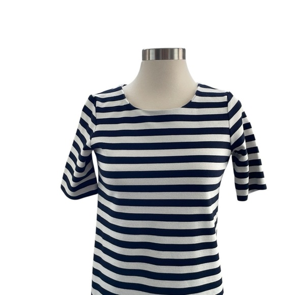 Club Monaco Blue and White Sheath Mini Dress - Picture 8 of 13